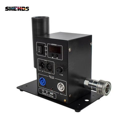 SHEHDS 200W CO2 Jet Machine Professional DMX Controller Smoke 8-10M Gas Jet Air Column