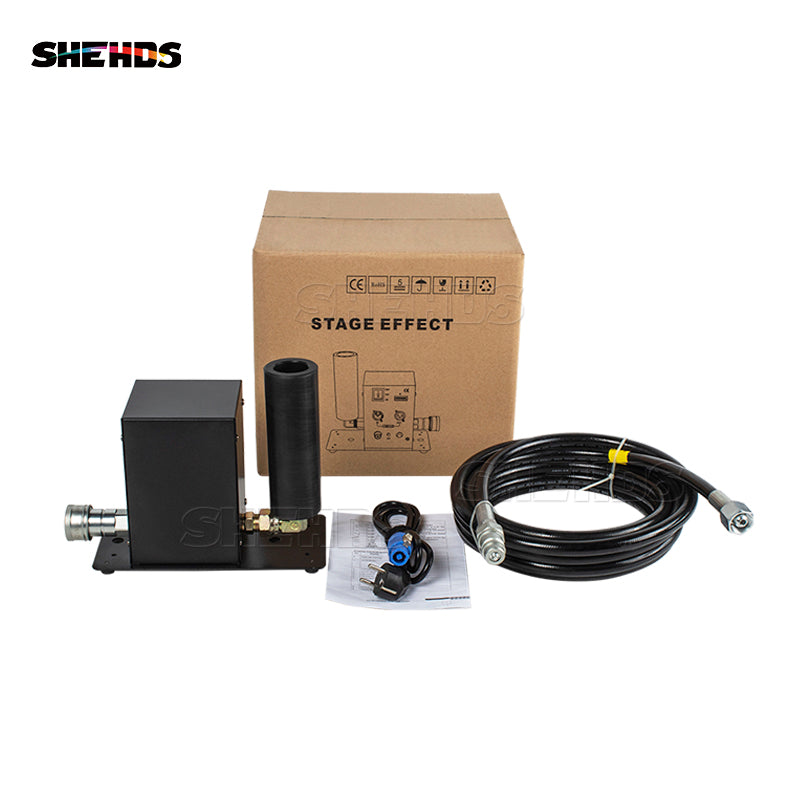SHEHDS Machine à jet de CO2 200W équipement de scene contrôleur DMX fumée professionnel