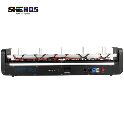 SHEHDS LED Lyres 10x40W RGBW 4in1 Beam Wall Wash Éclairage de Scène Équipement à effets Performance DJ