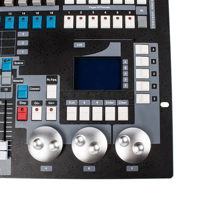 SHEHDS Console d'éclairage DMX 1024 équipement de contrôle des lumières de scène