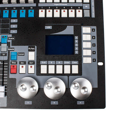 SHEHDS Console d'éclairage DMX 1024 équipement de contrôle des lumières de scène