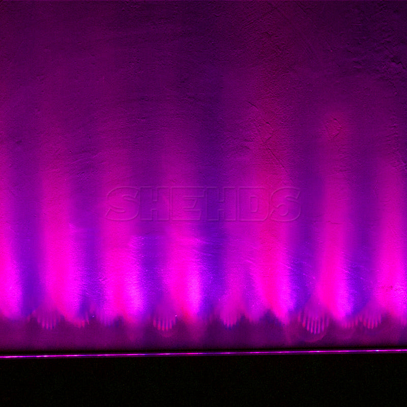 SHEHDS Étanchéité IP65 18x12W RGBW 4in1 LED Wall Wash Éclairage de Scène Éclairage de Performance DJ