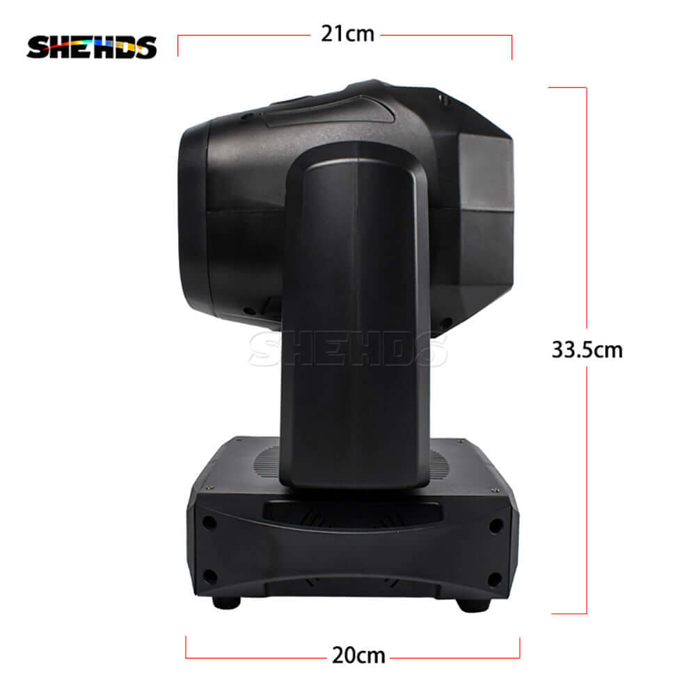 SHEHDS Lyres 6 Prisme LED Mettre en lumière 100W Gobo avec écran LCD Éclairage à effets de scene Performance DJ