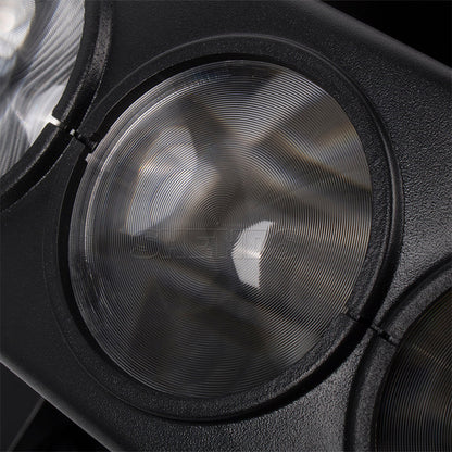 SHEHDS Mini LED Beam Spider Lyres 9x10W RGBW Éclairage de Scène KTV Mariage DJ Club