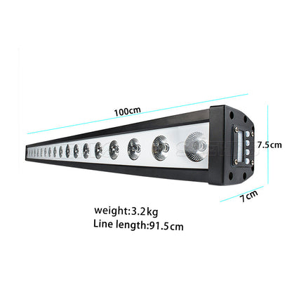 SHEHDS Étanchéité IP65 18x12W RGBW 4in1 LED Wall Wash Éclairage de Scène Éclairage de Performance DJ