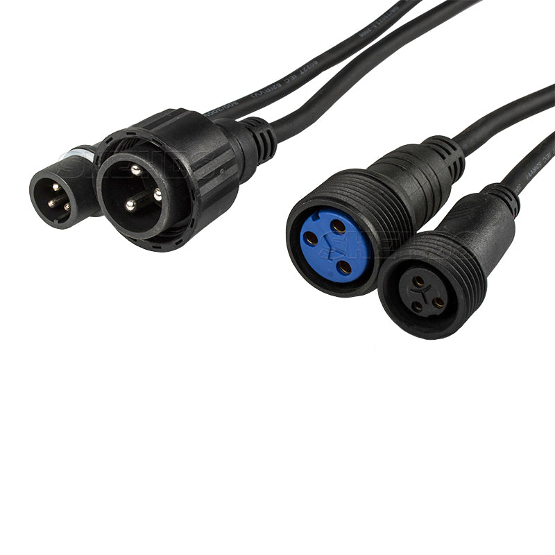 SHEHDS Étanchéité IP65 18x12W RGBW 4in1 LED Wall Wash Éclairage de Scène Éclairage de Performance DJ