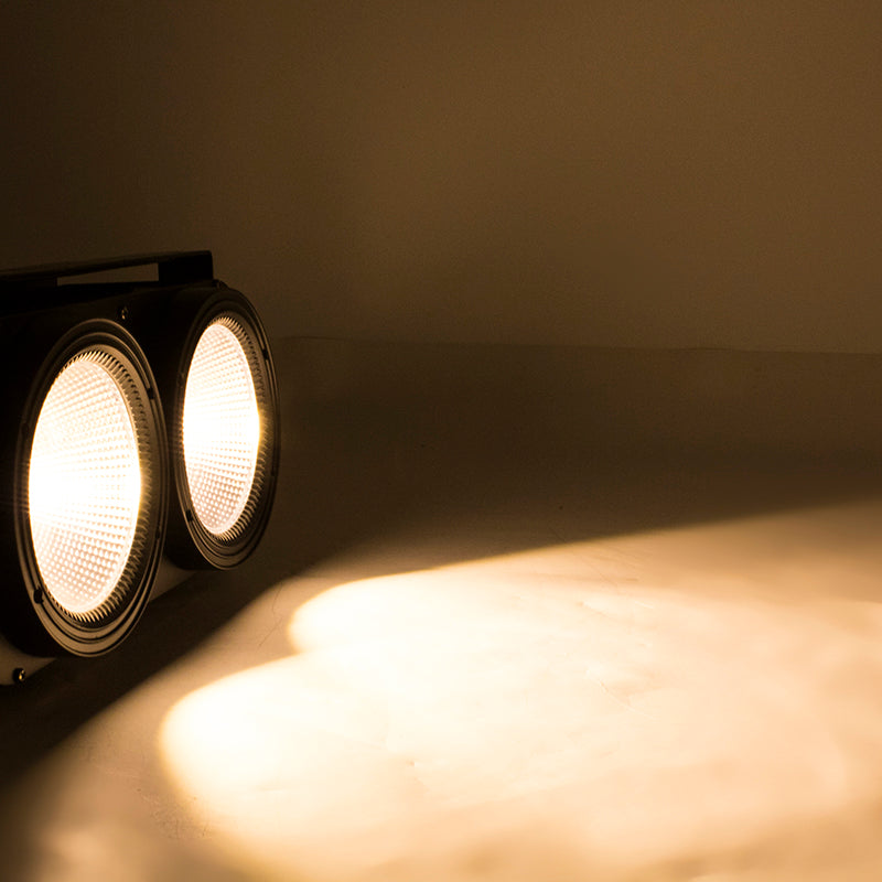 SHEHDS Combinaison 2Eyes 200W LED COB Blinder Éclairage de Scène DJ Mariage Concert