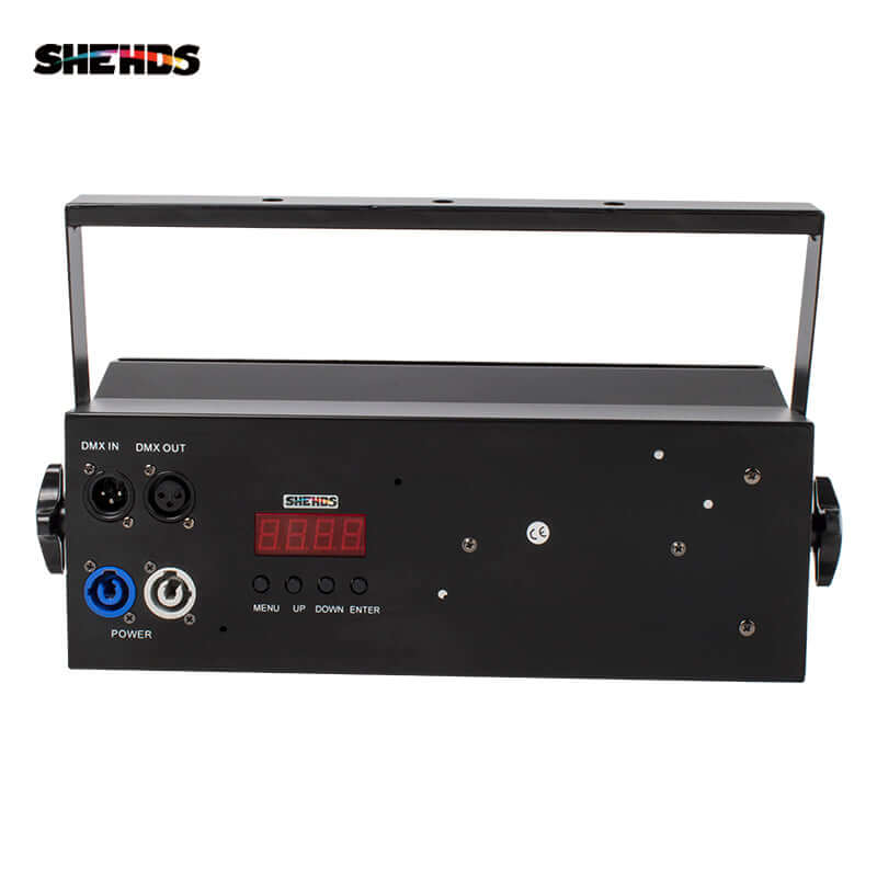 SHEHDS 2Eyes LED Blinder 200W COB Par RGBWA+UV 6in1 DMX Éclairage de Scènet Éclairage du public Mariage Concert