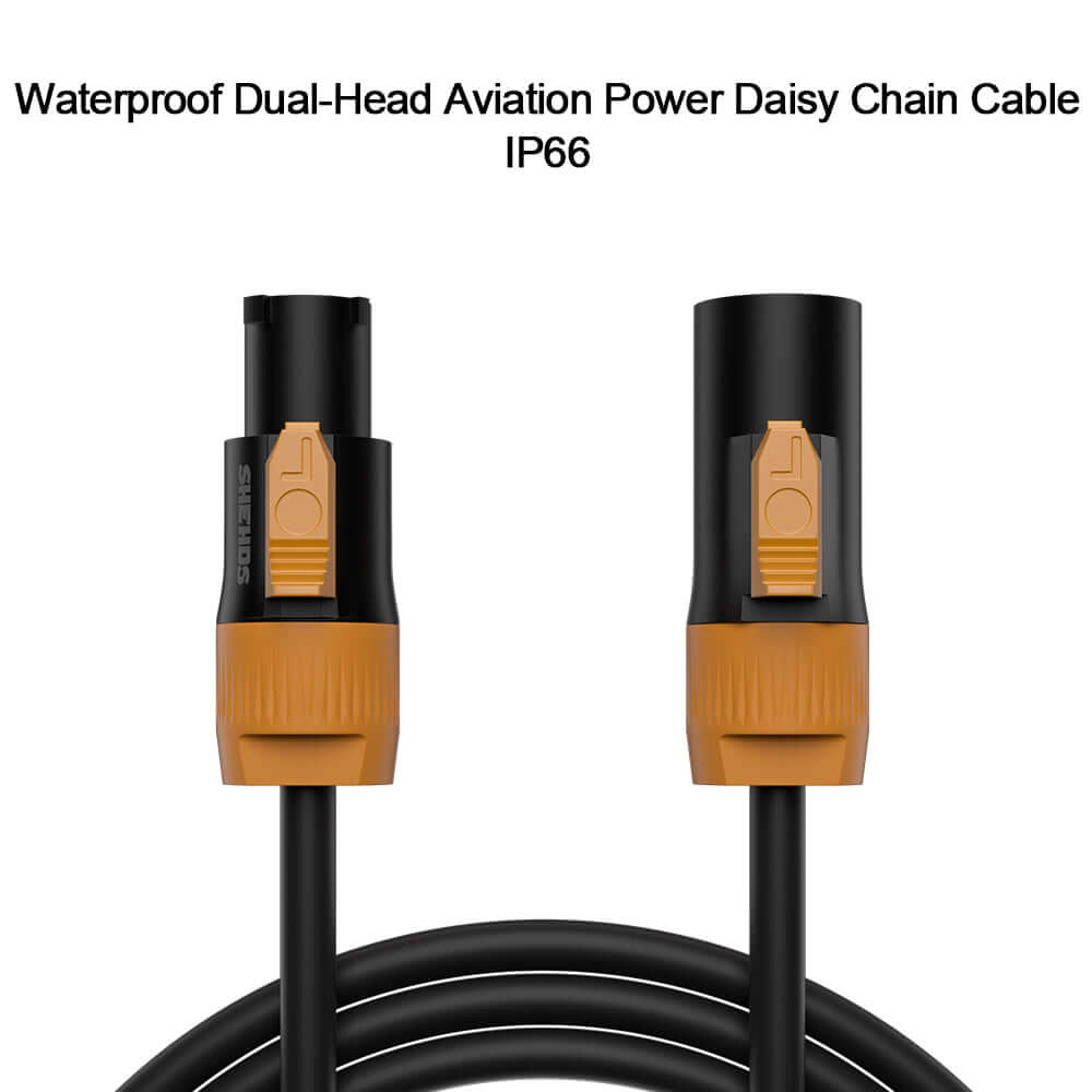 SHEHDS Power Link Cables IP65 Waterproof / Standard Hand in Hand Powerlink Connection – waterproof construction