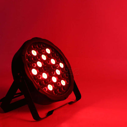 SHEHDS Par LED 54x3W RGBW LED Flat Par DMX512 Color Mixing Wash Light Stage Uplighting