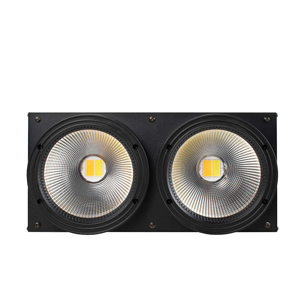 SHEHDS 2eyes 200W LED COB Blinder éclairage blanc froid et blanc chaud DJ Performance Théâtre