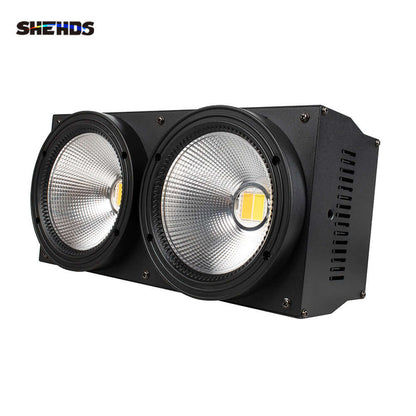 SHEHDS 2eyes 200W LED COB Blinder éclairage blanc froid et blanc chaud DJ Performance Théâtre