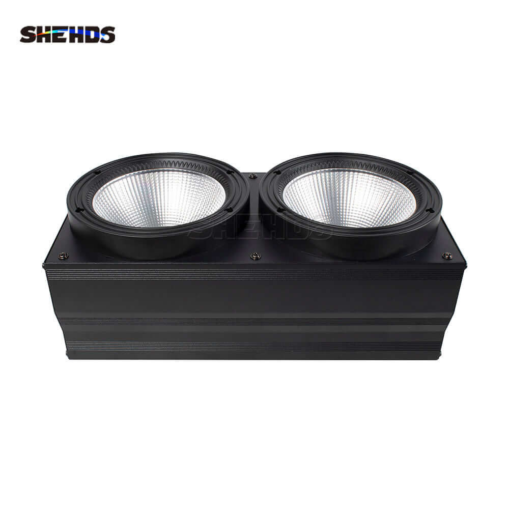 SHEHDS 2eyes 200W LED COB Blinder éclairage blanc froid et blanc chaud DJ Performance Théâtre