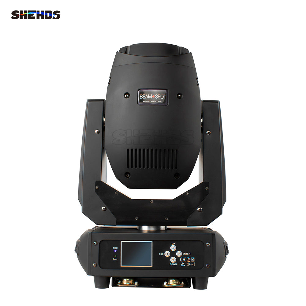 SHEHDS LED Lyres 200W Gobo Éclairage de Scène DJ Motifs multicouleurs 6/18 canaux Performance DJ Club