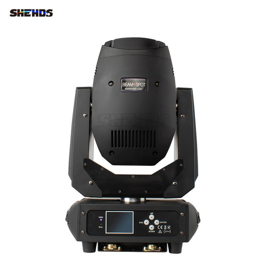 SHEHDS LED Lyres 200W Gobo Éclairage de Scène DJ Motifs multicouleurs 6/18 canaux Performance DJ Club