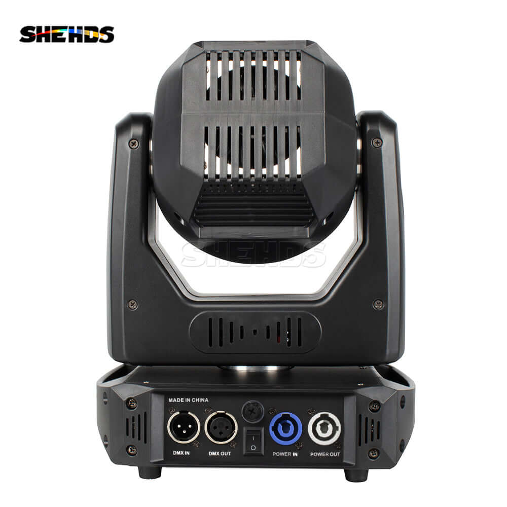 SHEHDS Lyres 6 Prisme LED Mettre en lumière 100W Gobo avec écran LCD Éclairage à effets de scene Performance DJ