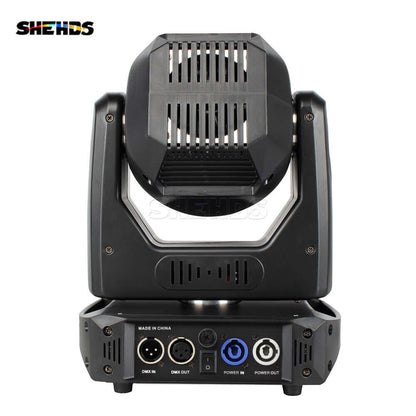 SHEHDS Lyres 6 Prisme LED Mettre en lumière 100W Gobo avec écran LCD Éclairage à effets de scene Performance DJ