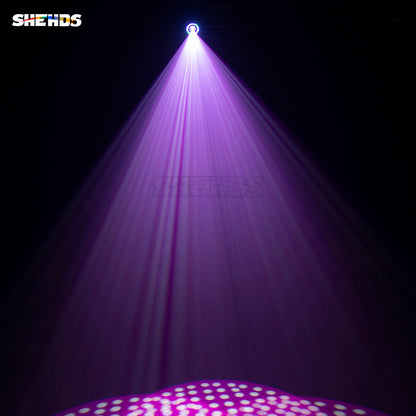 SHEHDS (6-Prisme) LED Lyres 100W Spot Gobo Éclairage de Scène Avec Anneau LED et écran LCD