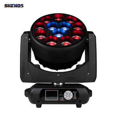 JMS WEBB Lyres LED Beam&Wash Bee Eye 12x40W RGBW Éclairage de Scène Éclairage de Performance DJ Théâtre