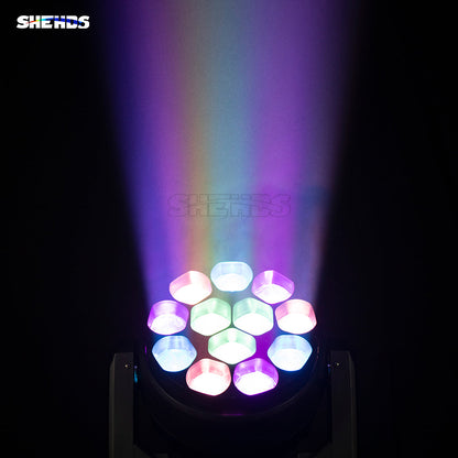 JMS WEBB Lyres LED Beam&Wash Bee Eye 12x40W RGBW Éclairage de Scène Éclairage de Performance DJ Théâtre