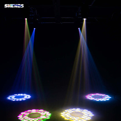 SHEHDS Lyres LED Beam 150W Éclairage de Scène Équipement DJ Performance Club Mariage