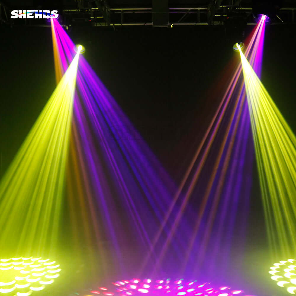 SHEHDS Bulb Beam Lyres 350W 17R Éclairage de Scène Éclairage de Performance DJ Club Mariage Concert
