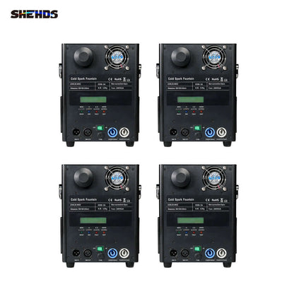 SHEHDS Nouvelle machine à étincelles sans fil 650W pour feux d'artifice, extérieur et intérieur Performance Mariage