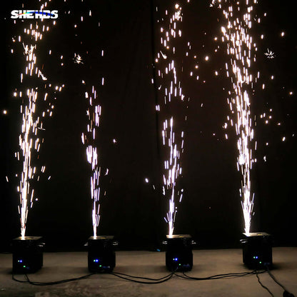 SHEHDS Nouvelle machine à étincelles sans fil 650W pour feux d'artifice, extérieur et intérieur Performance Mariage