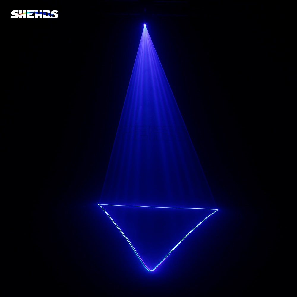 SHEHDS Éclairage Laser étanche 3W RGB avec motif de balayage et animation Performance DJ Club Mariage