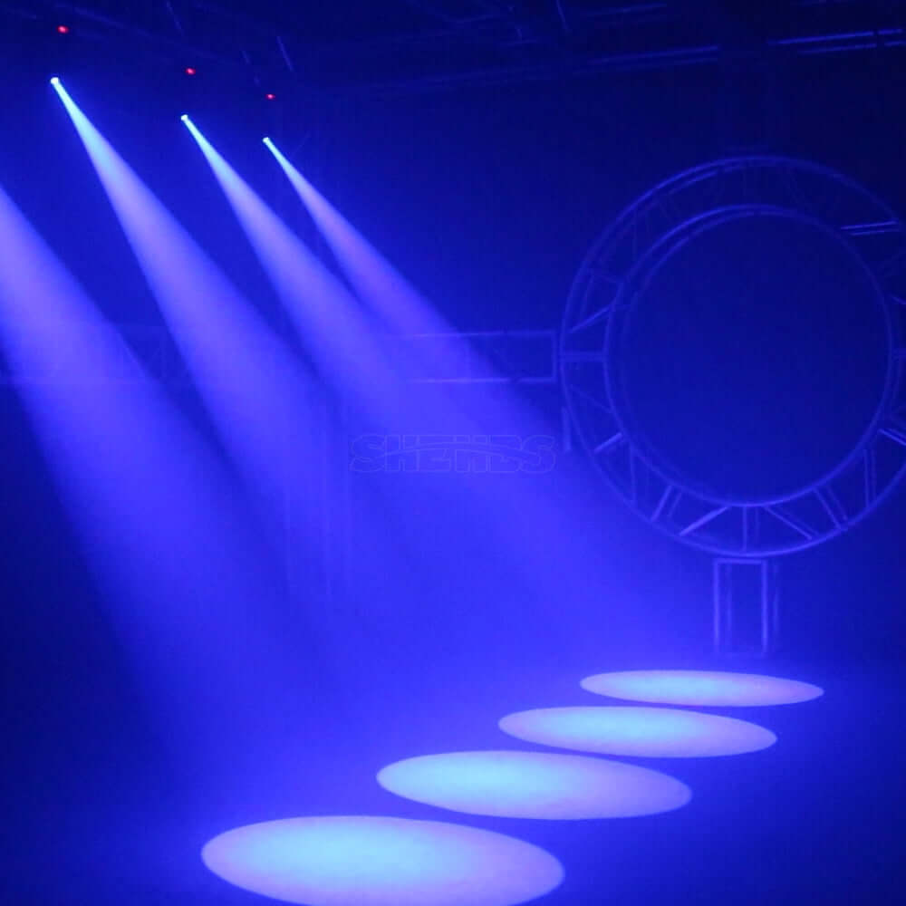 SHEHDS Projecteur LED  80W Lyres avec 3 prismes et gobo Équipement DJ Performance Club