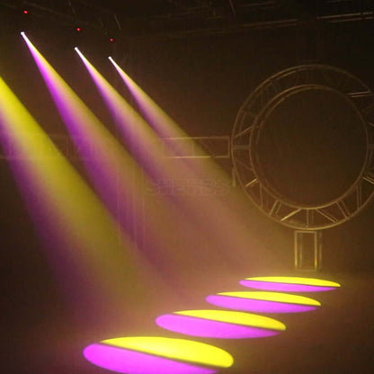 SHEHDS Projecteur LED  80W Lyres avec 3 prismes et gobo Équipement DJ Performance Club