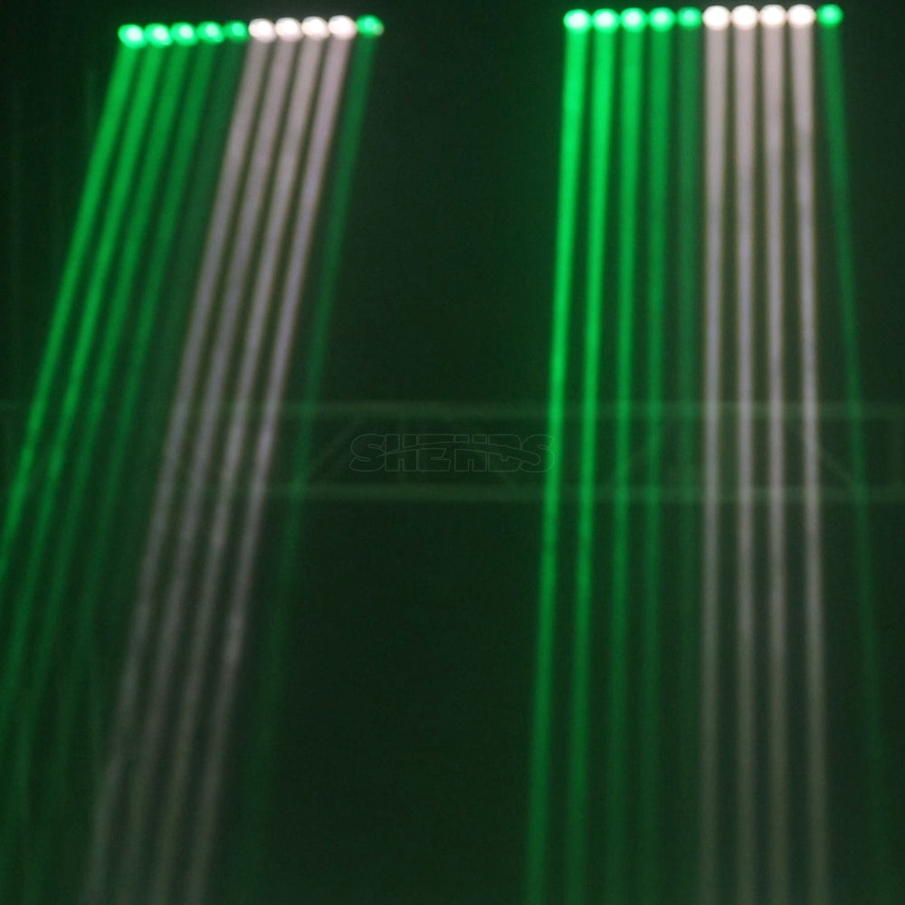 SHEHDS LED Lyres 10x40W RGBW 4in1 Beam Wall Wash Éclairage de Scène Équipement à effets Performance DJ
