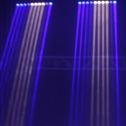 SHEHDS LED Lyres 10x40W RGBW 4in1 Beam Wall Wash Éclairage de Scène Équipement à effets Performance DJ