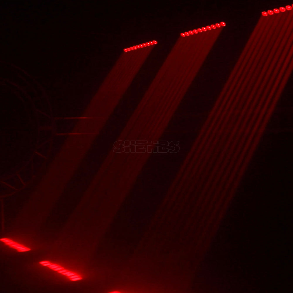 SHEHDS LED Lyres 10x40W RGBW 4in1 Beam Wall Wash Éclairage de Scène Équipement à effets Performance DJ