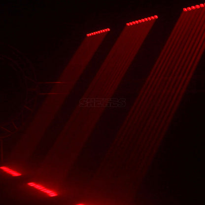 SHEHDS LED Lyres 10x40W RGBW 4in1 Beam Wall Wash Éclairage de Scène Équipement à effets Performance DJ