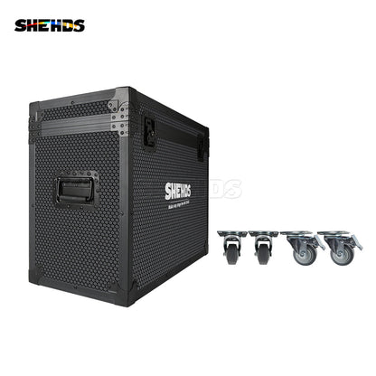 SHEHDS Projecteur profilé LED 250W LEKO blanc froid et chaud/RGBW, quatre lames, coupe manuelle Club Mariage Théâtre
