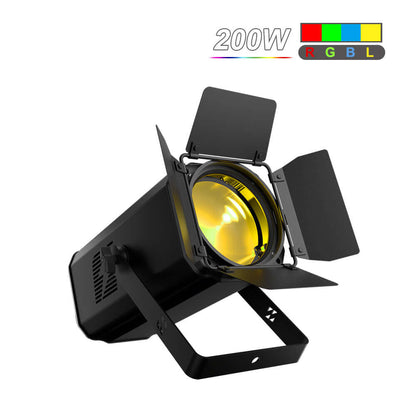 SHEHDS App Control 200W/300W COB Par Light with Barndoor Spot Zoom Stage Light – alternate product view
