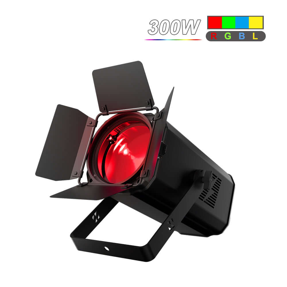 SHEHDS App Control 200W/300W COB Par Light with Barndoor Spot Zoom Stage Light – alternate product view