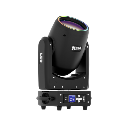 SHEHDS LED Lyres Beam 300W Éclairage Sharpy Prisme coloré Avec anneau LED Éclairage de Scène Performance