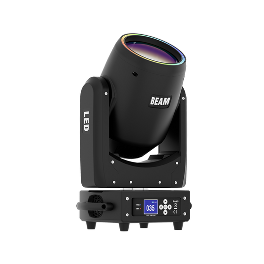 SHEHDS LED Lyres Beam 300W Éclairage Sharpy Prisme coloré Avec anneau LED Éclairage de Scène Performance