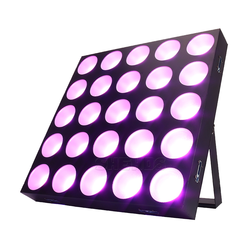 SHEHDS LED 25x30W RGBW Blinder Éclairage de Scène Éclairage de Performance Concert Théâtre Mariage