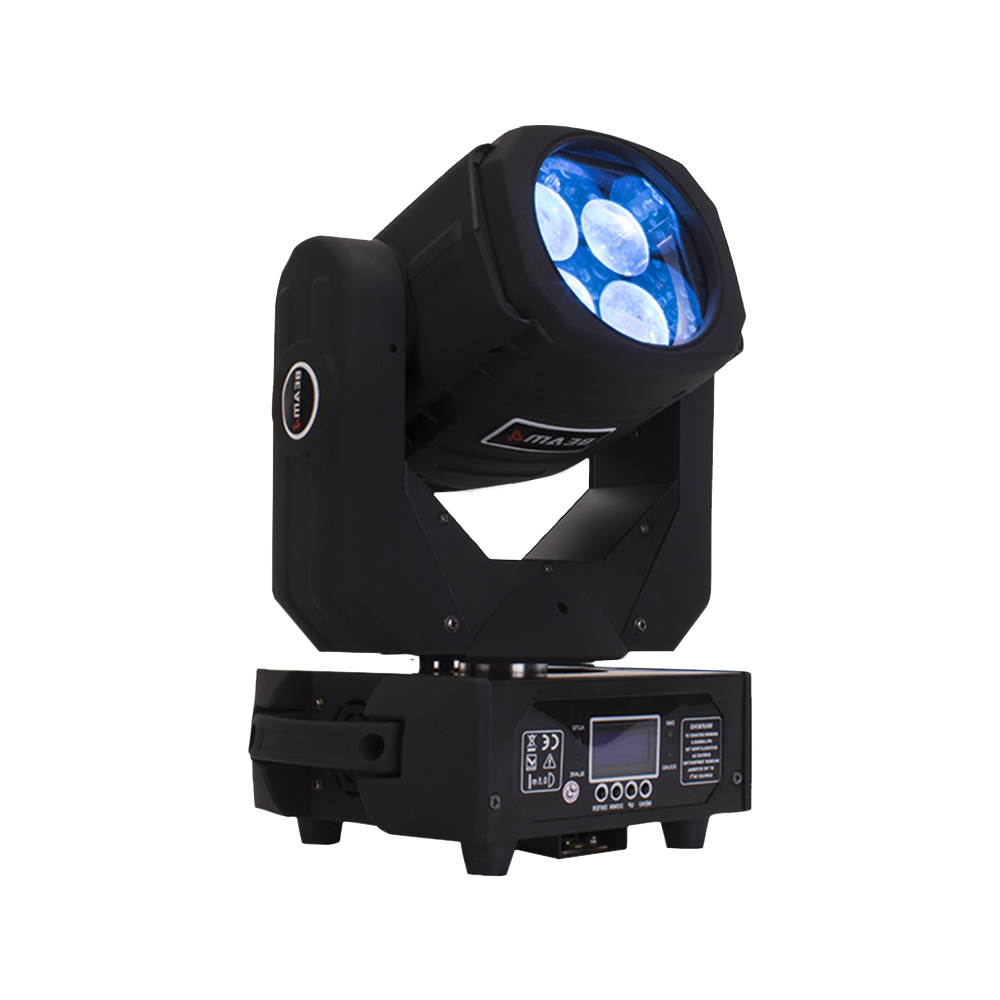SHEHDS LED Beam Lyres 4x25W RGBW Éclairage de Scène Éclairage de Performance Mariage Concert