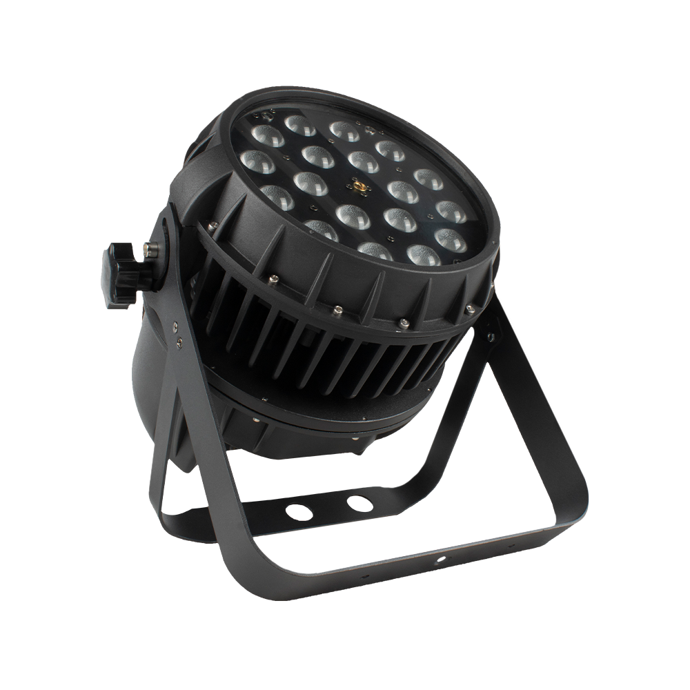 SHEHDS Projecteur LED Zoom Par étanche IP65 18x18 W 6in1 RGBWA + UV Éclairage de Scène pour extérieur Performance DJ Club