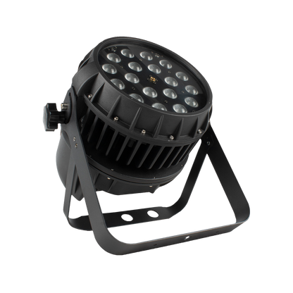 SHEHDS Projecteur LED Zoom Par étanche IP65 18x18 W 6in1 RGBWA + UV Éclairage de Scène pour extérieur Performance DJ Club