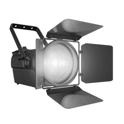 SHEHDS Projecteur Fresnel LED 250W/350W RGBWAUV/RGBLAC/RGBW/RGBL/Blanc Chaud+Froid pour Théâtre, Scène, Spectacle, Concerts