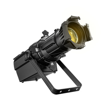 Projecteur à profil à foyer fixe LED LEKO 250W/350W - RGBWAUV/RGBLAC/RGBW/RGBL/Blanc chaud + Blanc froid | Grilles à lamelles manuelles à quatre feuilles