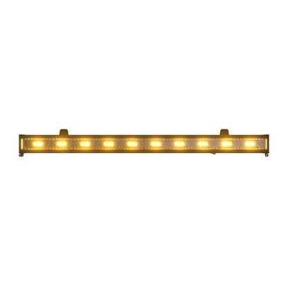 SHEHDS Éclairage stroboscopique LED rétro étanche 10x20W Ambre Silencieuse pour extérieur