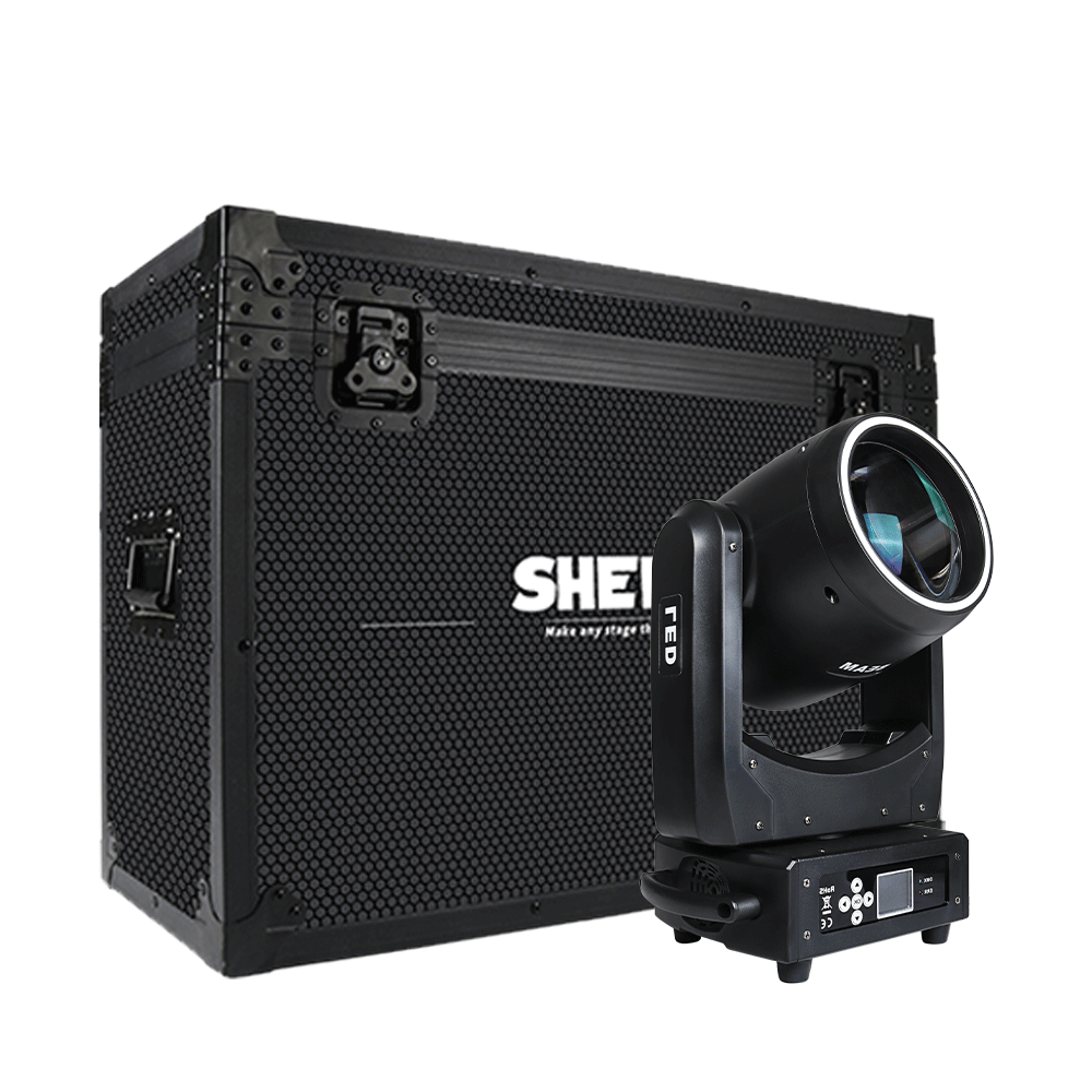 SHEHDS LED Lyres Beam 300W Éclairage Sharpy Prisme coloré Avec anneau LED Éclairage de Scène Performance