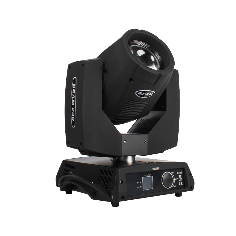 SHEHDS Beam 230W 7R (Version Bouton) Éclairage de Scène DJ Performance Stage Mariage DJ Club