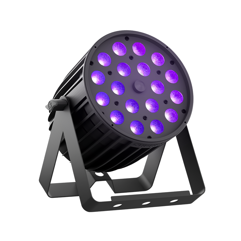 SHEHDS Nouvelle version en alliage aluminium LED Zoom&Wash 18x18W RGBWA UV 6in1 Par Éclairage de Scène DJ Club
